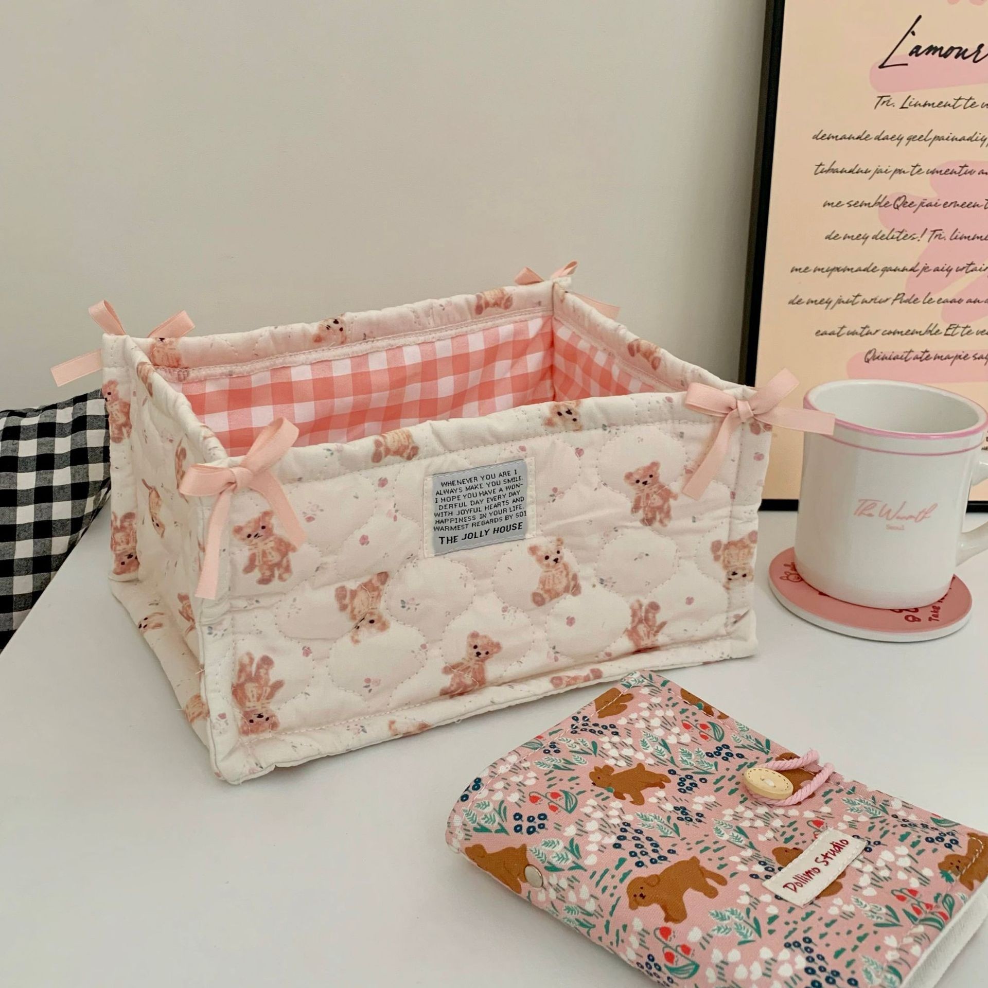Baby Nursery Storage - Baby Diaper Storage Basket Foldable Newborn