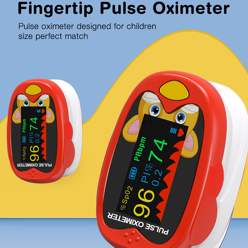 Wearable Baby Monitor - Rechargeable Finger Pulse Oximeter Blood Oxygen