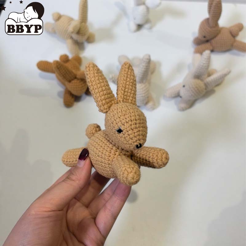 Baby Nursery Hanging Decor - 1Pcs Adorable Crochet Rabbit Decoration, Baby