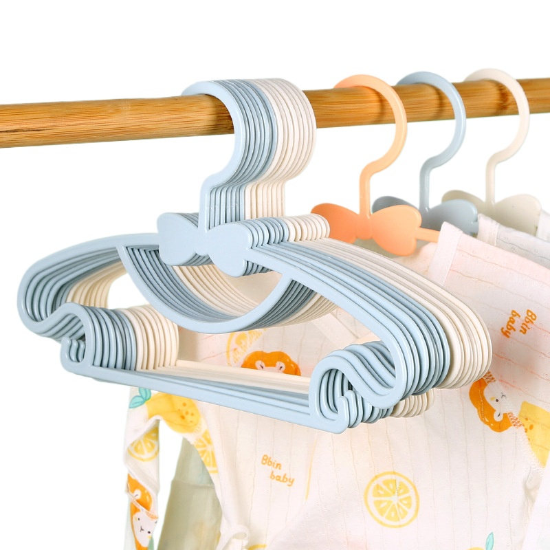 Baby Nursery Storage - 5-50Pcs Baby Hangers Plastic Kids Clothes