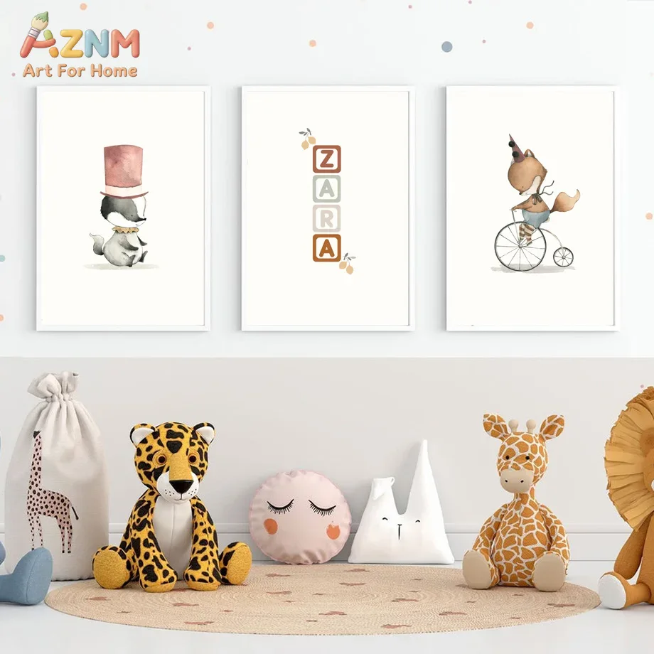 AZNM Frameless Canvas Poster W - огляд і ціна Baby Name Wall Art