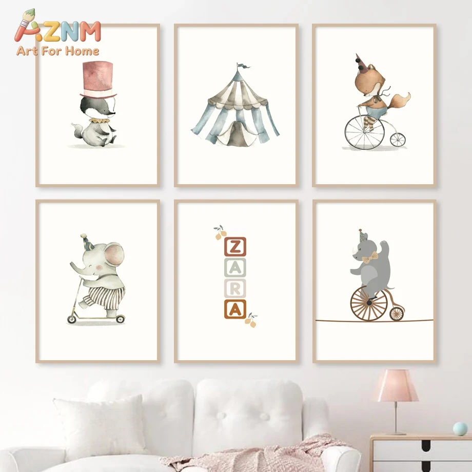 AZNM Frameless Canvas Poster W - огляд і ціна Baby Name Wall Art