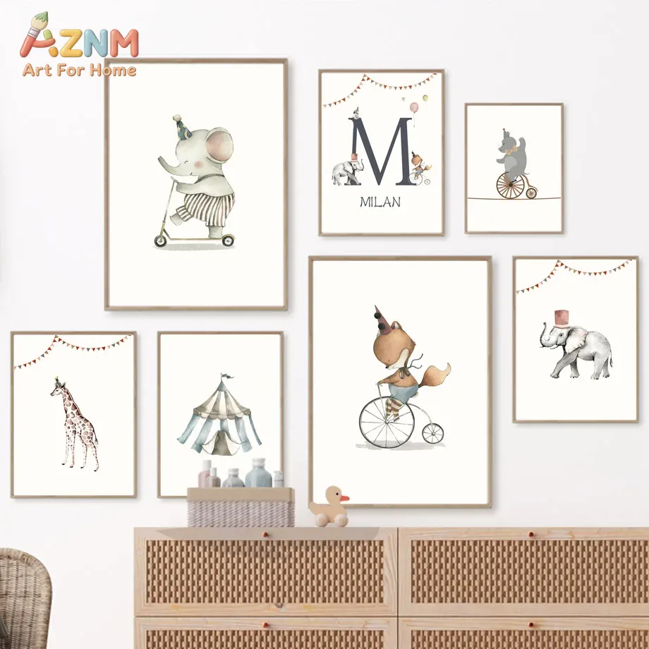 AZNM Frameless Canvas Poster W - огляд і ціна Baby Name Wall Art