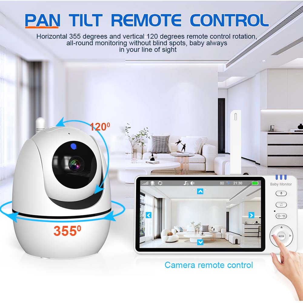 5 Inch Video Baby Monitor Indo - огляд і ціна Wearable Baby Monitor