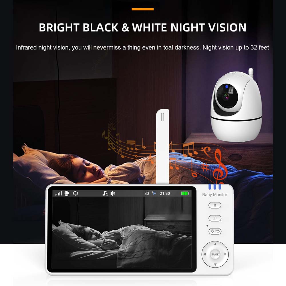 5 Inch Video Baby Monitor Indo - огляд і ціна Wearable Baby Monitor