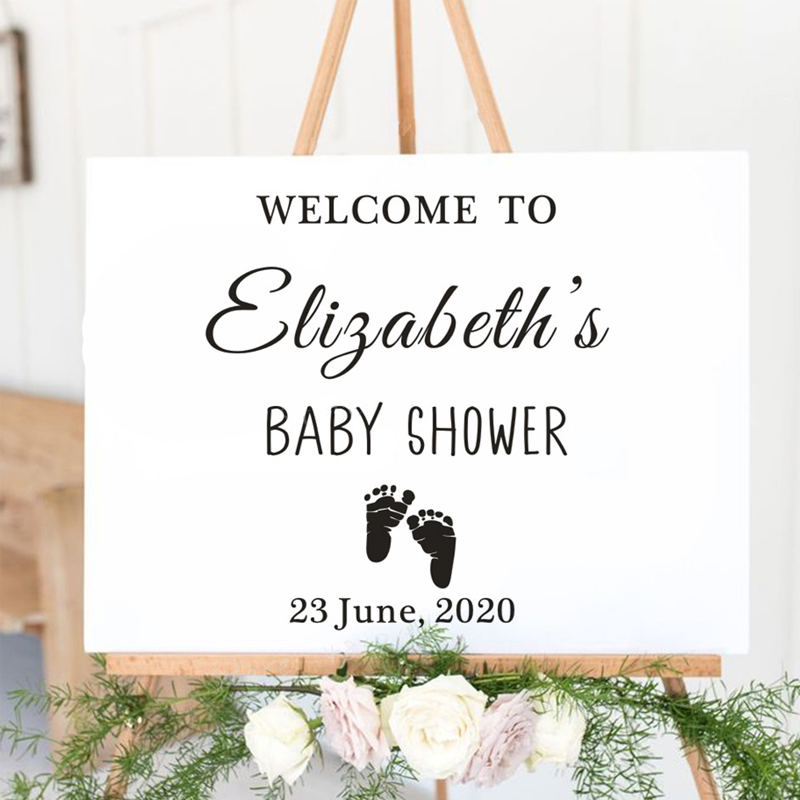 Baby Shower Wall Sticker Custo - огляд і ціна Baby Name Wall Art