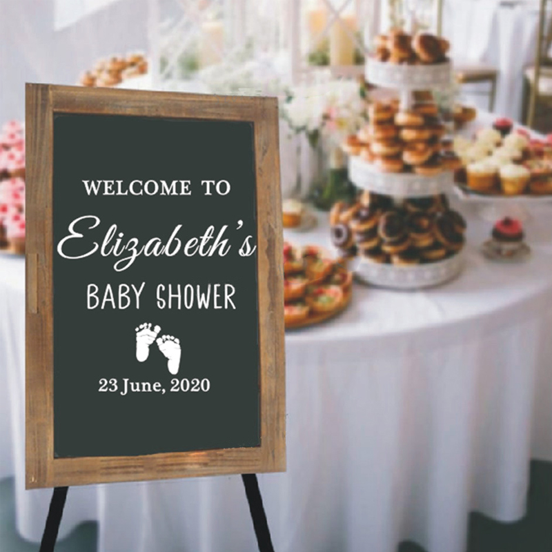 Baby Shower Wall Sticker Custo - огляд і ціна Baby Name Wall Art
