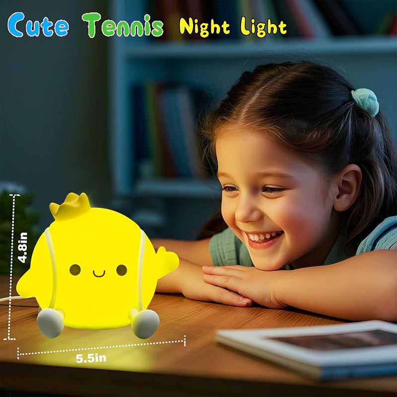 Cute Tennis Night Light Silico - огляд і ціна Baby Nursery Night Light