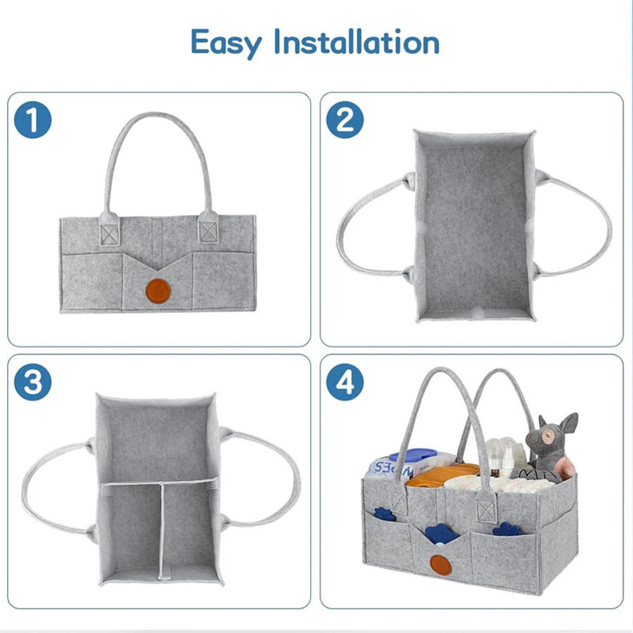 Children's Felt Diaper Storage - огляд і ціна Baby Nursery Storage
