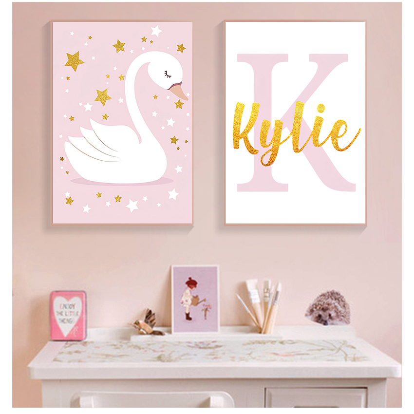 Wall Art Print Custom Name Pos - огляд і ціна Baby Name Wall Art