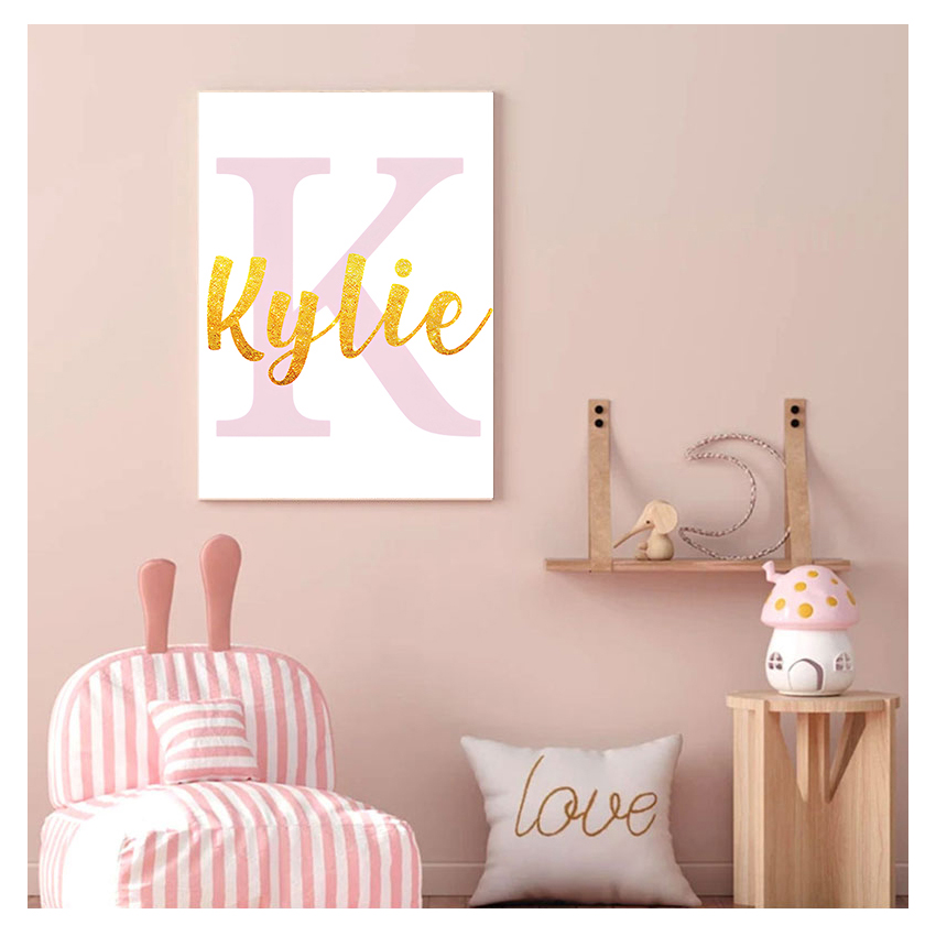 Wall Art Print Custom Name Pos - огляд і ціна Baby Name Wall Art