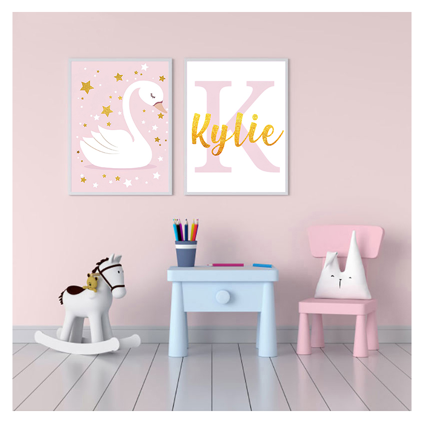 Wall Art Print Custom Name Pos - огляд і ціна Baby Name Wall Art
