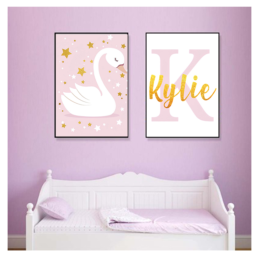 Wall Art Print Custom Name Pos - огляд і ціна Baby Name Wall Art