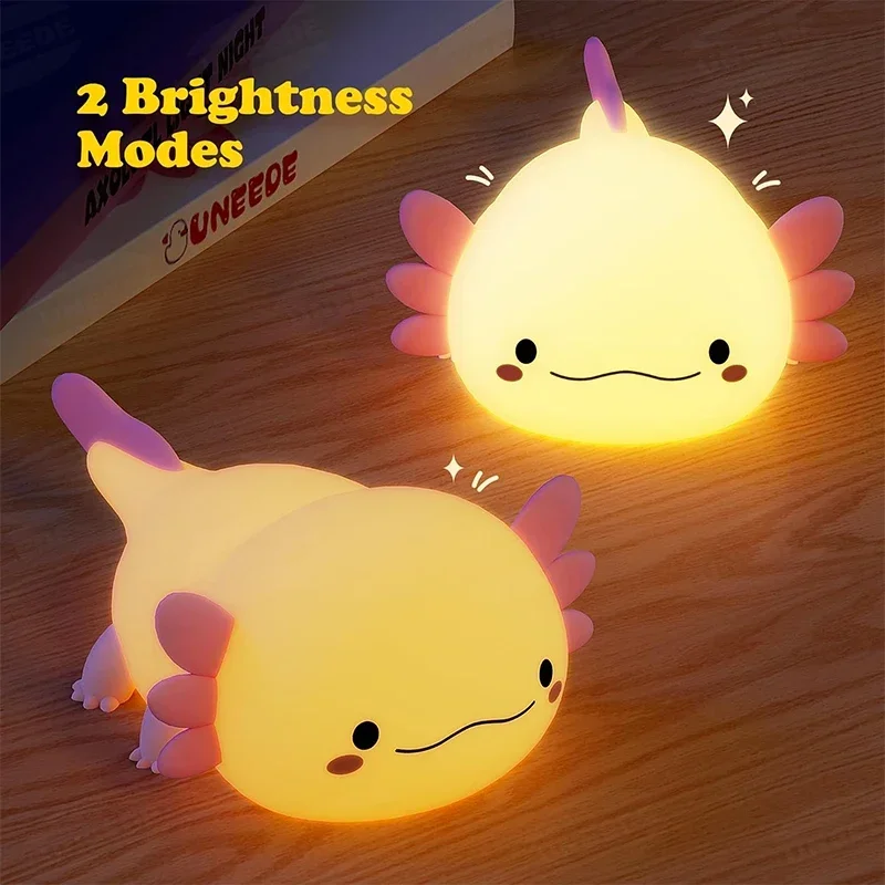 Cute Axolotl Night Light Silic - огляд і ціна Baby Nursery Night Light