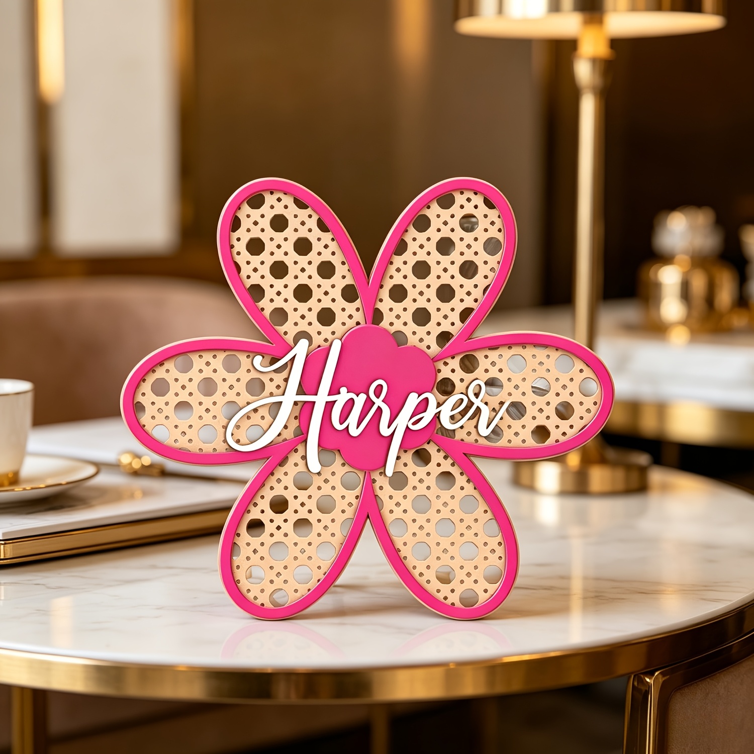 Personalized Boho Rattan Flowe - огляд і ціна Baby Nursery Toy