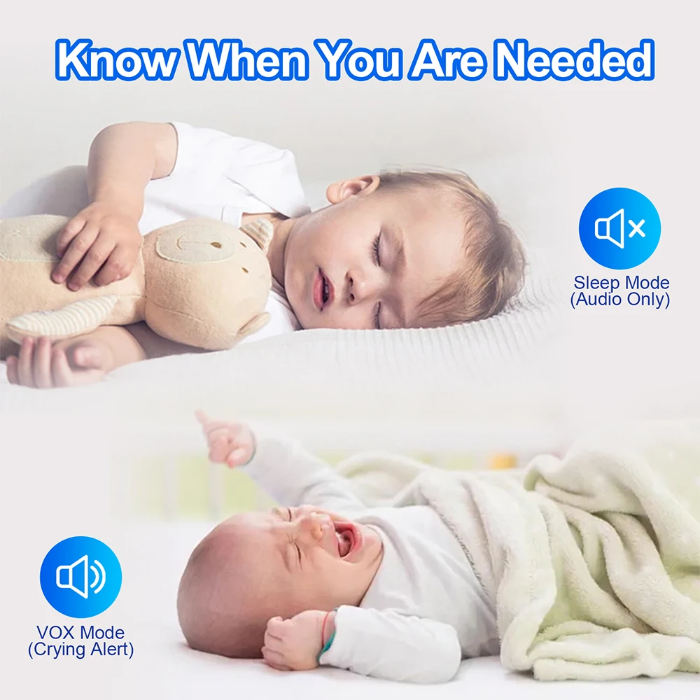 7.0'' Video Baby Monitor 720P  - огляд і ціна Wearable Baby Monitor