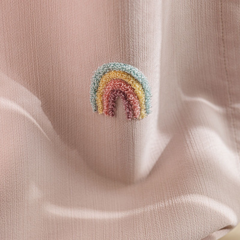 Colorful Rainbow Chenille Chil - огляд і ціна Blackout Curtain Nursery