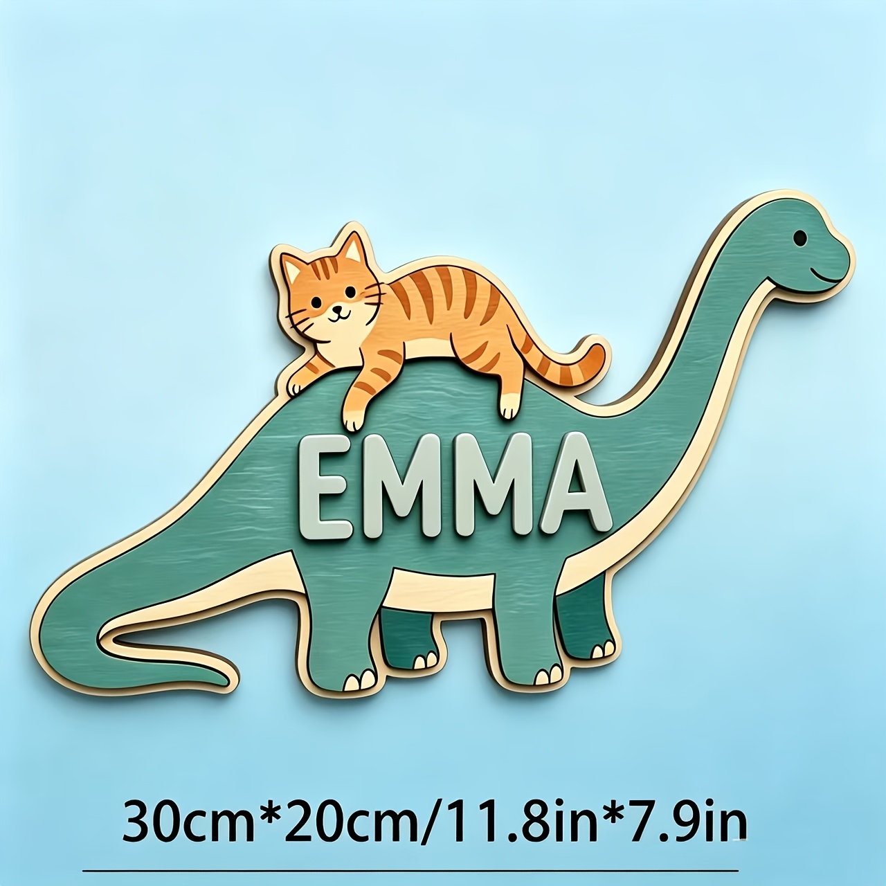 Personalized Cat Riding Dinosa - огляд і ціна Baby Nursery Toy