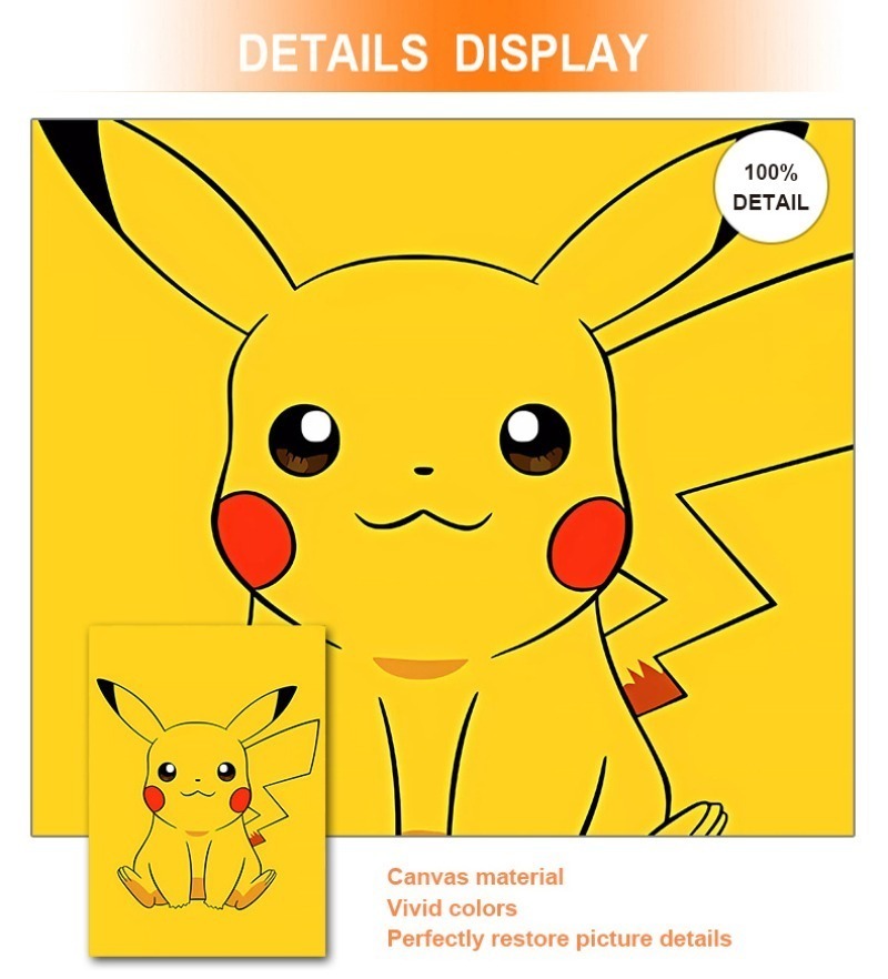 Cartoon Anime Poster Pokemon P - огляд і ціна Baby Nursery Hanging Decor