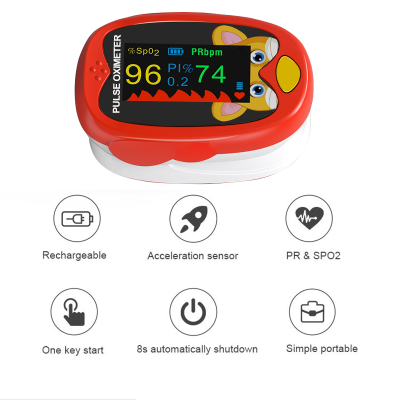 Rechargeable Finger Pulse Oxim - огляд і ціна Wearable Baby Monitor