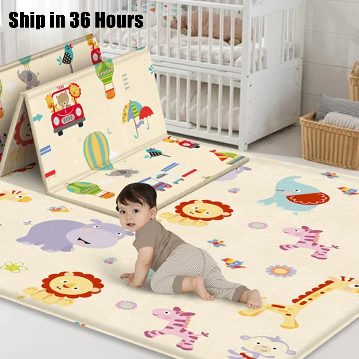 Non-Toxic Educational Foldable - огляд і ціна Baby Nursery Game