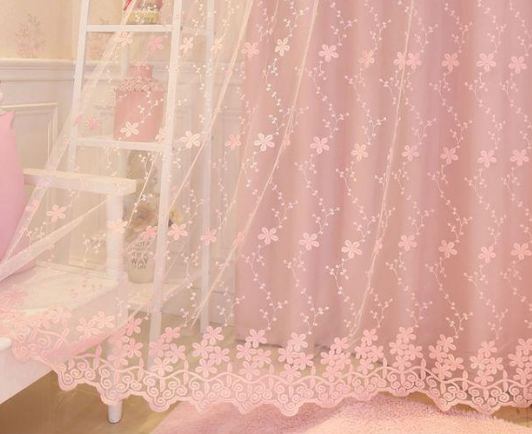 1PC Korean Pink Sheer Princess - огляд і ціна Blackout Curtain Nursery