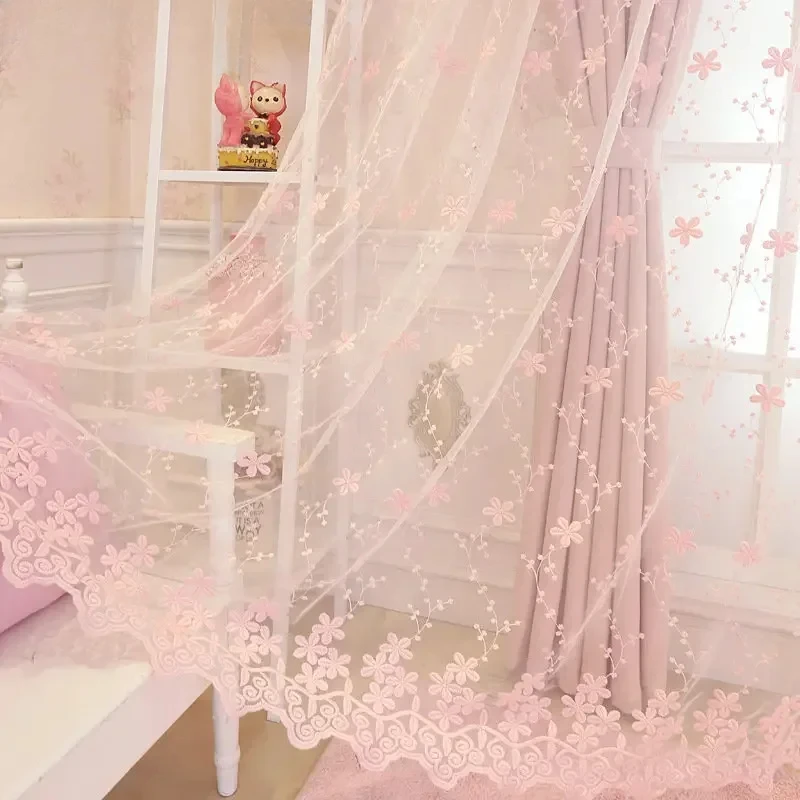 1PC Korean Pink Sheer Princess - огляд і ціна Blackout Curtain Nursery