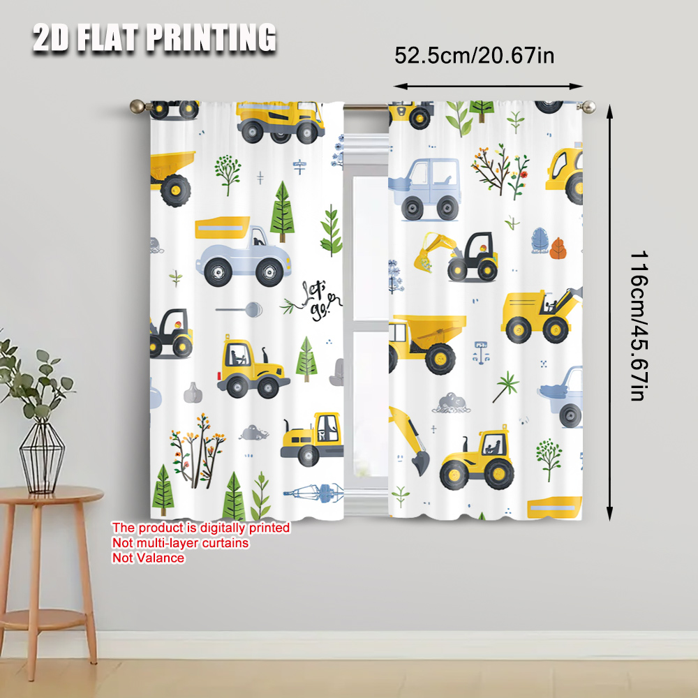2pcs,2D plane printing Contemp - огляд і ціна Blackout Curtain Nursery
