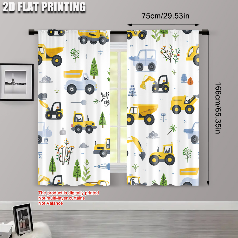 2pcs,2D plane printing Contemp - огляд і ціна Blackout Curtain Nursery