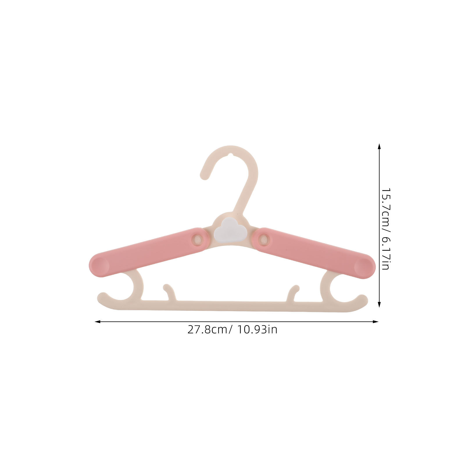 5Pcs Kids Adjustable Plastic H - огляд і ціна Baby Nursery Hangers