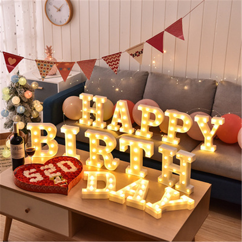 Decorative Letters Alphabet Le - огляд і ціна Baby Nursery Night Light