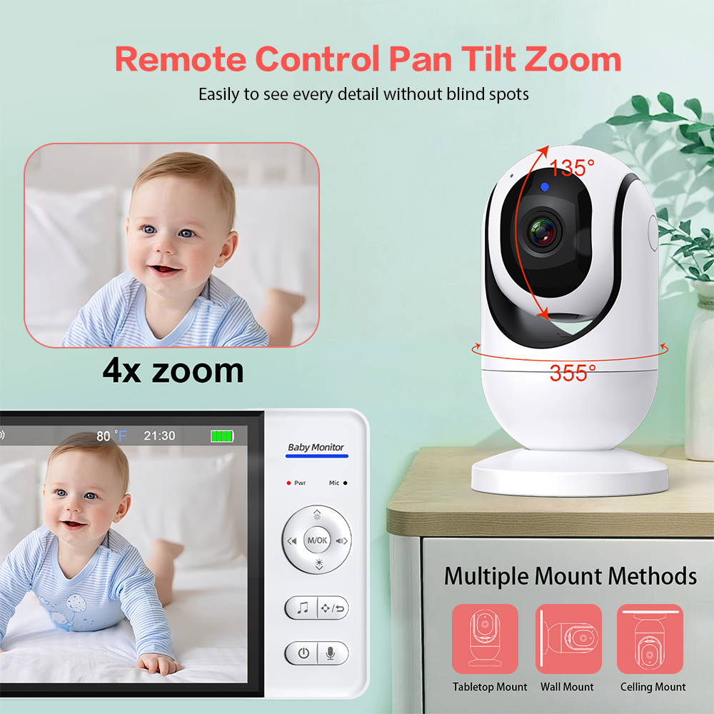 Video Baby Monitor 7'' 1080P H - огляд і ціна Wearable Baby Monitor