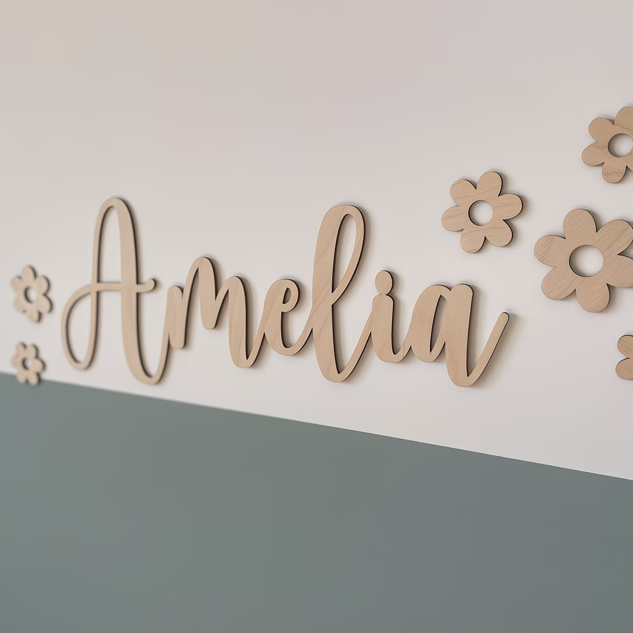 1pc Personalized Custom Wooden - огляд і ціна Baby Name Wall Art