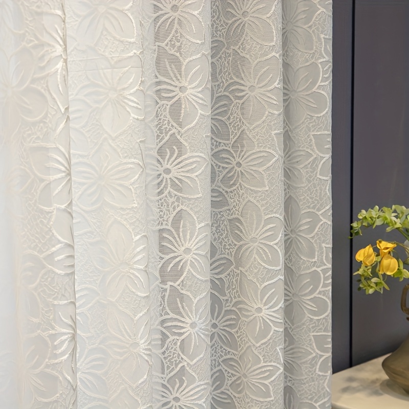 2 Elegant Beige Flower Jacquar - огляд і ціна Blackout Curtain Nursery