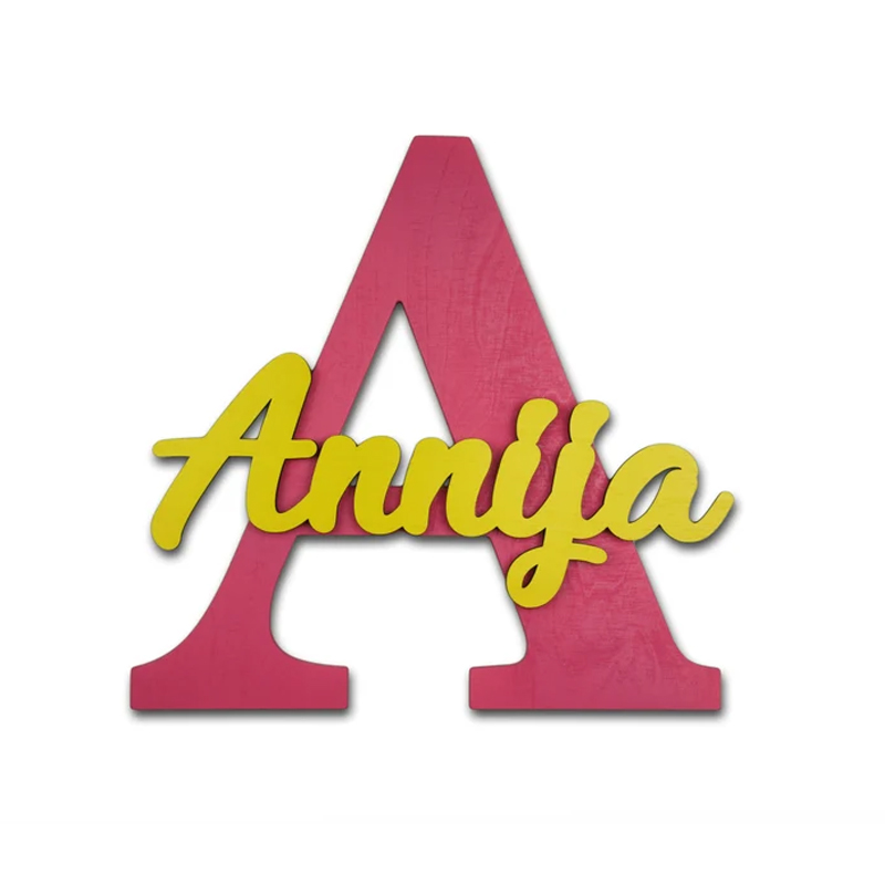 Wooden Letters, Baby Nursery W - огляд і ціна Baby Nursery Hanging Decor