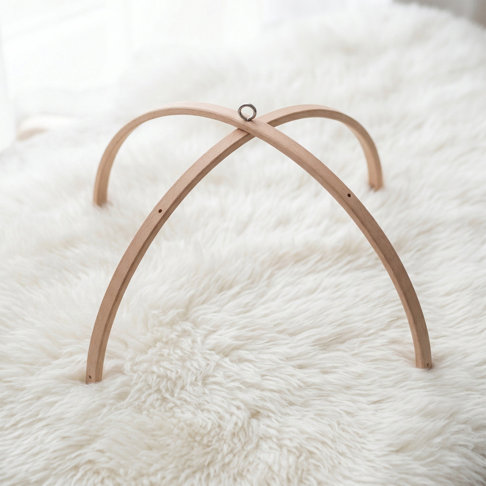 Bamboo Wooden Mobile Frame Nur - огляд і ціна Baby Nursery Hangers