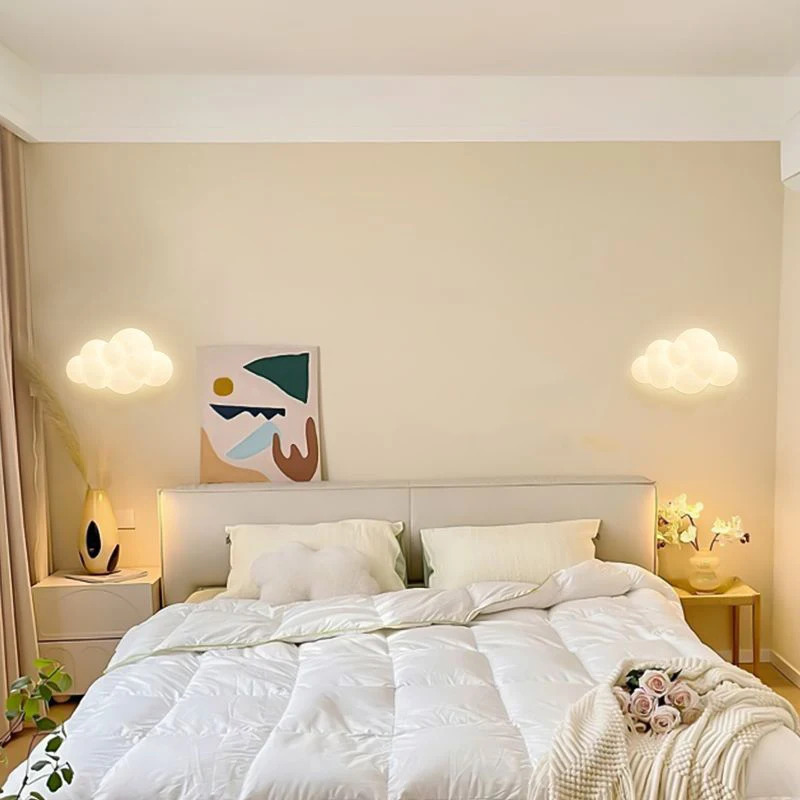 White Cloud Wall Lamps for Chi - огляд і ціна Baby Nursery Knobs