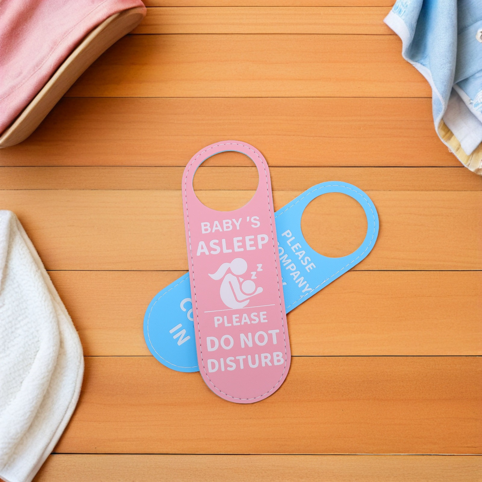 2Pcs Baby Room Door Sign Doubl - огляд і ціна Baby Nursery Hangers