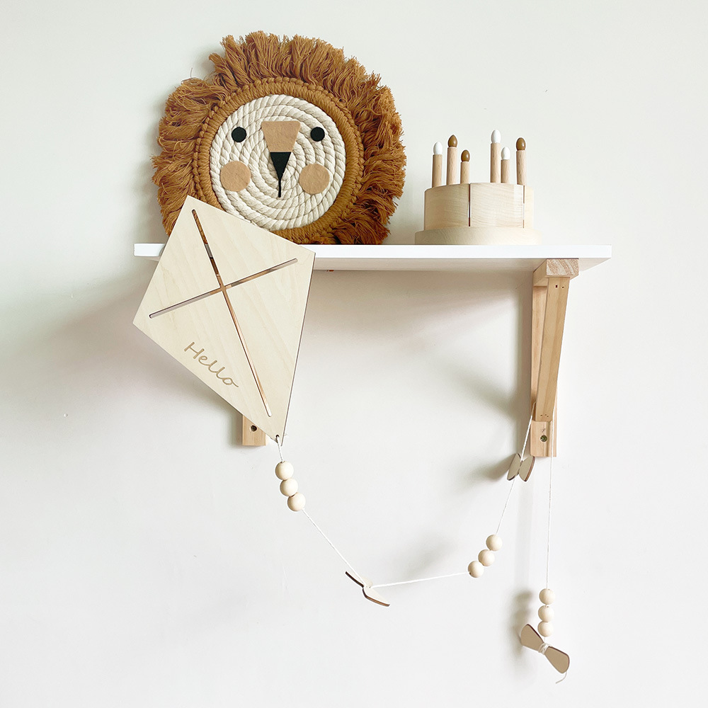 INS Nordic Wooden Kite Wall Or - огляд і ціна Baby Nursery Hanging Decor