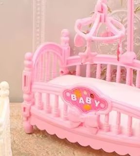 1:12 Dollhouse Miniature Mini  - огляд і ціна Baby Nursery Game