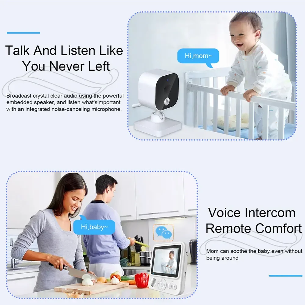 2.8 Inch Video Baby Monitor Wi - огляд і ціна Wearable Baby Monitor