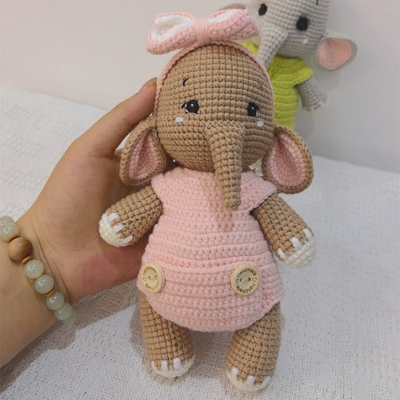 Handmade Crochet Elephant Coup - огляд і ціна Baby Nursery Game