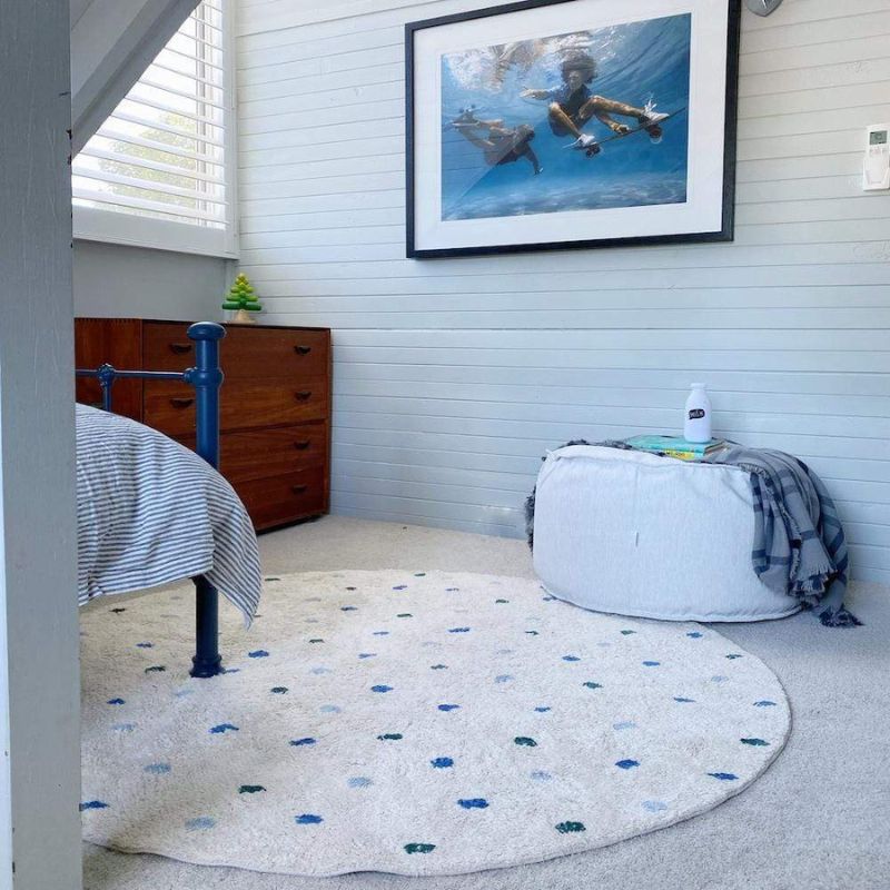 Dot Fluffy Carpet Living Room  - огляд і ціна Baby Nursery Fabric