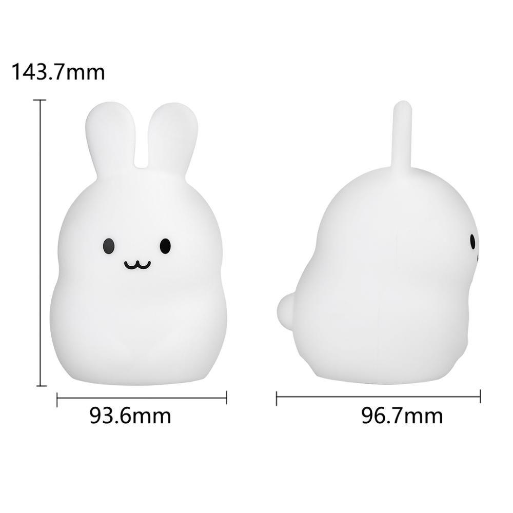 Touch Sensor Rabbit Night Ligh - огляд і ціна Baby Nursery Night Light