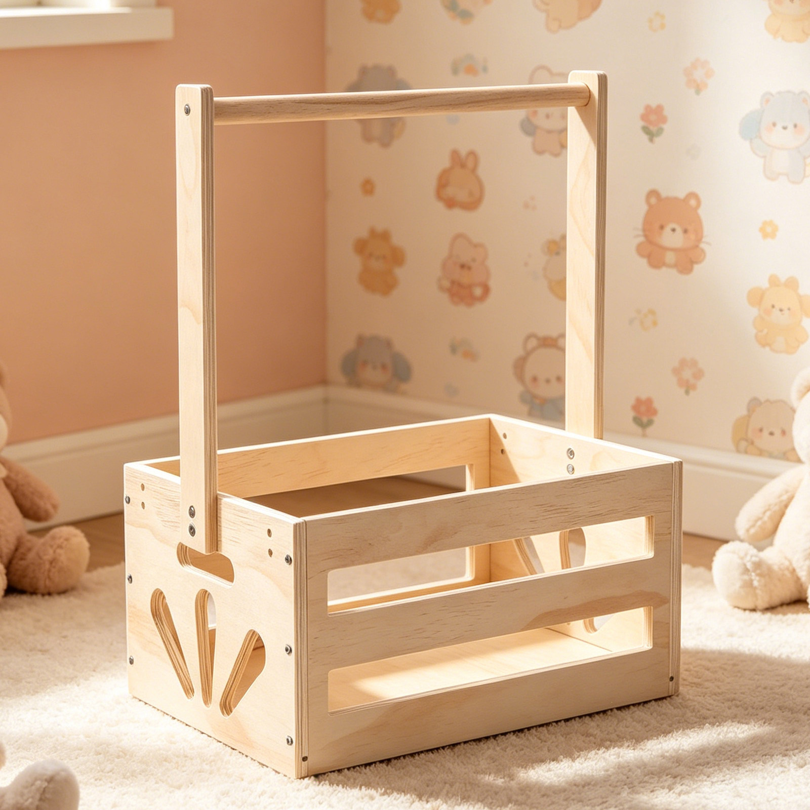 Baby Nursery Storage Crate Wit - огляд і ціна Baby Nursery Handles