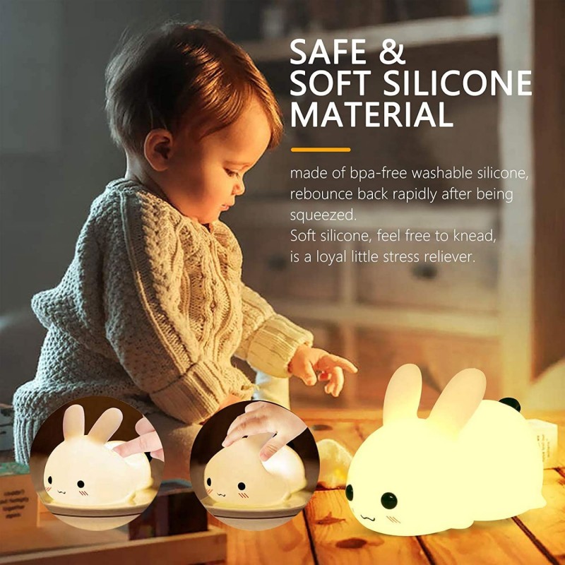 LED Rabbit Night Light Remote  - огляд і ціна Baby Nursery Night Light