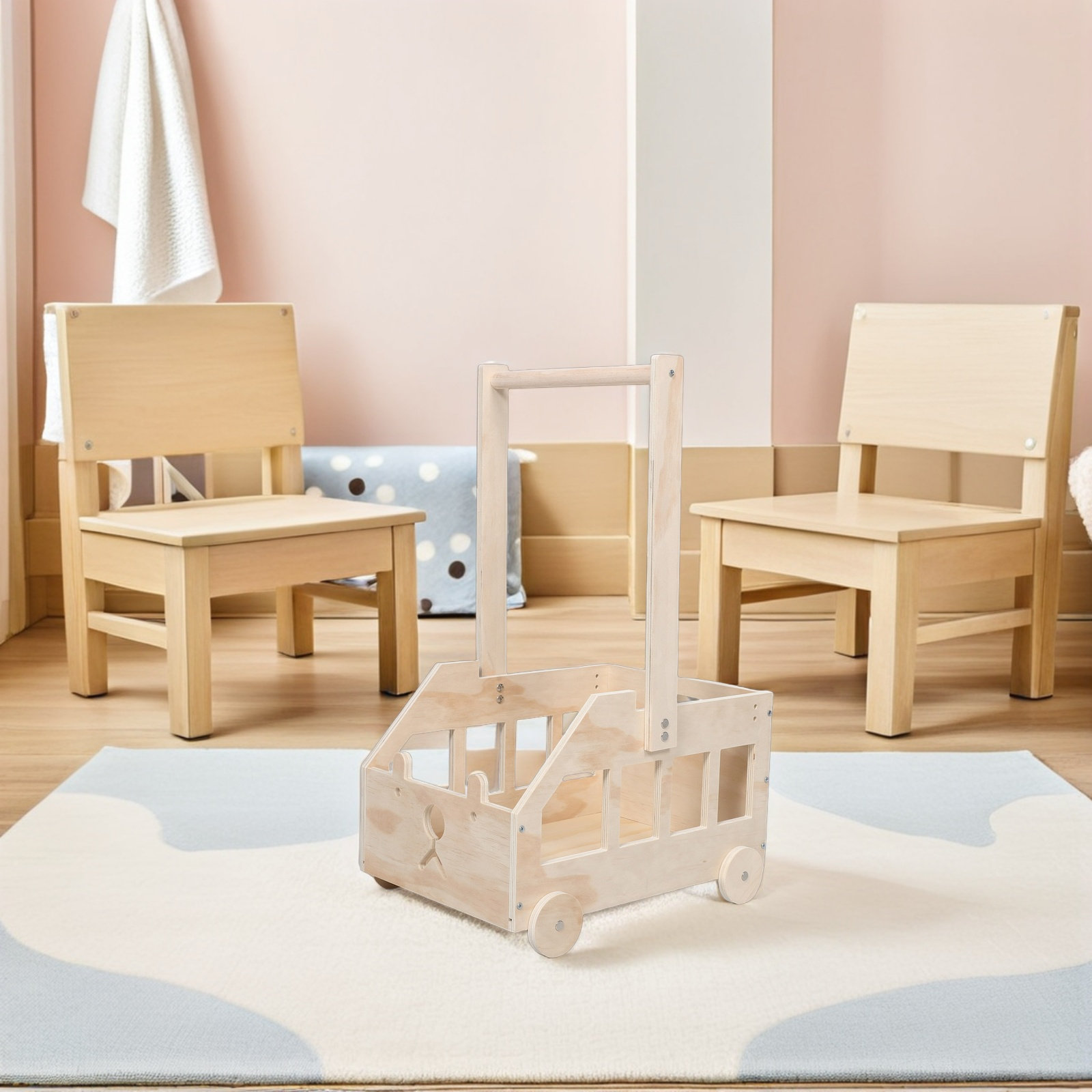 Wooden Baby Shower Storage Bas - огляд і ціна Baby Nursery Handles