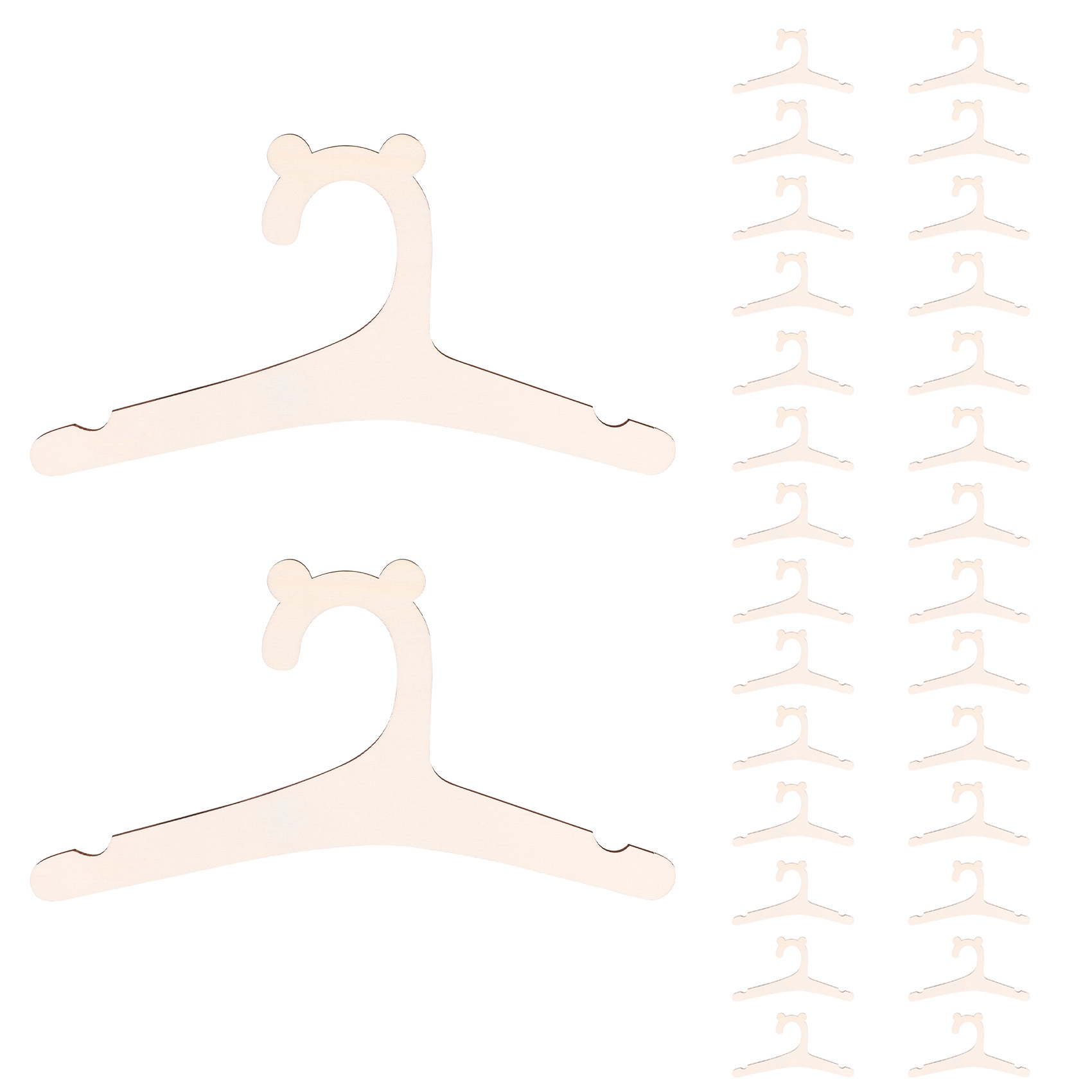 Y42A-30 Pcs Wooden Hanger For  - огляд і ціна Baby Nursery Hangers
