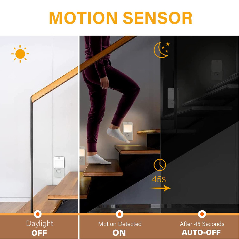 Motion Sensor LED Night Lights - огляд і ціна Baby Nursery Night Light