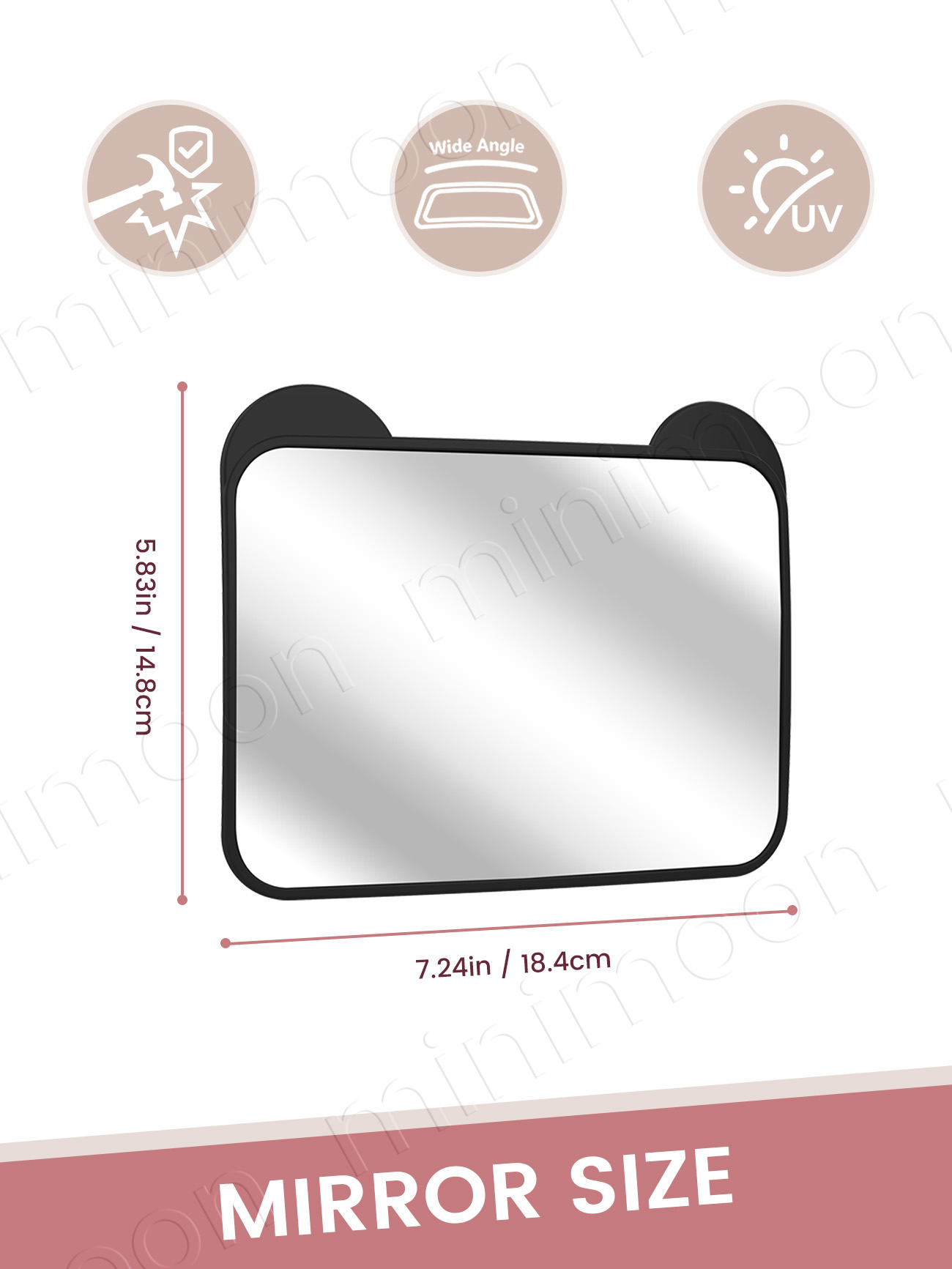 Cute Bear-Ear Car Seat Mirror, - огляд і ціна Wearable Baby Monitor